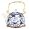 Porcelánová konvička na čaj FLOWERS 18×14×12 cm / 0,8L - fotografie 1