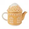 Keramická čajová souprava pro jednoho GINGERBREAD HOUSE 19×12×23 cm / 550 ml / 450 ml - fotografie 3