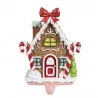 Háček na vánoční punčochu GINGERBREAD HOUSE 13 × 11 × 18 cm - fotografie 1