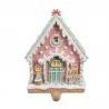 Háček na vánoční punčochu GINGERBREAD HOUSE 13 × 10 × 18 cm - fotografie 1