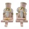 Sada dvou háčků na vánoční punčochu NUTCRACKER 7×6×12 cm - fotografie 1