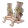 Sada dvou háčků na vánoční punčochu NUTCRACKER 7×6×12 cm - fotografie 2