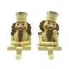Sada dvou háčků na vánoční punčochu NUTCRACKER 7×6×12 cm - fotografie 1