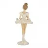 Romantická figurka baletky s makronkami a dortíky Ø 10×24 cm – fotografie 3