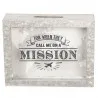 Pokladnička MISSION 18×5×14 cm - fotografie 1