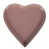 Sada tří dekorativních kovových misek HEART Ø 24 × 1 / Ø 19 × 1 / Ø 13 × 1 cm - fotografie 4