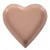 Sada tří dekorativních kovových misek HEART Ø 24 × 1 / Ø 19 × 1 / Ø 13 × 1 cm - fotografie 5