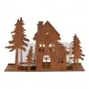 Svícen na čajovou svíčku HOUSE 20×8×12 cm – fotografie 3
