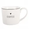 Porcelánový hrnek LOVELY DAY se srdcem a nápisem COFFEE 12×8×7 cm / 275 ml – fotografie 1