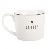 Porcelánový hrnek LOVELY DAY se srdcem a nápisem COFFEE 12×8×7 cm / 275 ml – fotografie 3
