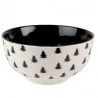 Porcelánová miska BLACK &amp; WHITE X-MAS Ø 14×7 cm / 500 ml - fotografie 1