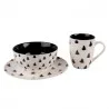 Porcelánová miska BLACK &amp; WHITE X-MAS Ø 14×7 cm / 500 ml - fotografie 2