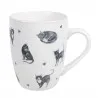 Keramický hrnek CATS AND KITTENS s šedými koťátky 12×8×10 cm / 350 ml – fotografie 1