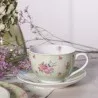 Porcelánový šálek s podšálkem CHEERFUL BIRDIE 12×9×6 cm / Ø 14×2 cm / 200 ml – fotografie 9