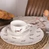 Porcelánový šálek s podšálkem s jezevčíky DACHSHUND LOVE 12×9×6 cm / Ø 14×2 cm / 200 ml – fotografie 7