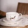 Porcelánový šálek s podšálkem s jezevčíky DACHSHUND LOVE 12×9×6 cm / Ø 14×2 cm / 200 ml – fotografie 8
