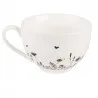 Porcelánový šálek s podšálkem FLORA AND FAUNA 12×9×6 cm / Ø 14×2 cm / 200 ml – fotografie 3