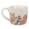 Porcelánový hrnek FLORAL FIESTA s růžovými květy 12×8×7 cm / 275 ml – fotografie 3