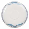 Porcelánový šálek s podšálkem s modrými rybami FISHY BLUE Ø 10*6 / Ø 15×2 cm / 250 ml – fotografie 4