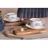 Porcelánový šálek s podšálkem s modrými rybami FISHY BLUE Ø 10*6 / Ø 15×2 cm / 250 ml – fotografie 7