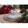 Porcelánový hrnek GINGERBREAD BLISS s perníkovými chaloupkami 12×8×10 cm / 350 ml – fotografie 4