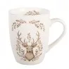Porcelánový hrnek GENTLE WILDERNESS s jelenem 12×8×10 cm / 350 ml – fotografie 1