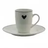 Porcelánový dezertní talíř LOVE BIRDS Ø 20 × 2 cm - fotografie 4