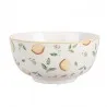 Porcelánová miska LEMONS AND LEAFS Ø 14×7 cm / 500 ml - fotografie 1