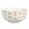 Porcelánová miska LEMONS AND LEAFS Ø 14×7 cm / 500 ml - fotografie 2