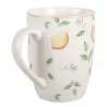Porcelánový hrnek LEMONS AND LEAFS s citrony a listy 12×8×10 cm / 350 ml – fotografie 2