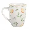 Porcelánový hrnek LEMONS AND LEAFS s citrony a listy 12×8×10 cm / 350 ml – fotografie 3