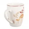 Porcelánový hrnek LITTLE FALL JEWELS s houbami a listy 12×8×10 cm / 350 ml – fotografie 2