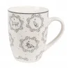 Porcelánový hrnek LOVELY GREY CAT s motivem koček 12×8×10 cm / 325 ml – fotografie 1