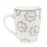 Porcelánový hrnek LOVELY GREY CAT s motivem koček 12×8×10 cm / 325 ml – fotografie 3