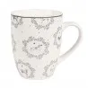 Porcelánový hrnek LOVELY GREY DOG s motivem psů 12×8×10 cm / 325 ml – fotografie 1