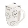 Porcelánový hrnek LOVELY GREY DOG s motivem psů 12×8×10 cm / 325 ml – fotografie 2