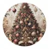 Plastový servírovací talíř NATURAL CHRISTMAS Ø 33×1 cm - fotografie 1
