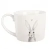 Porcelánový hrnek RUSTIC BUNNY se zajíčkem a srdíčkem 12×8×7 cm / 275 ml – fotografie 3