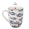 Porcelánový hrnek SUN SEA AND FISH 12×8×10 cm / 350 ml – fotografie 3
