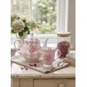 Růžová porcelánová konvička na čaj s růžemi SWEET ROSES 20×14×17 cm / 1000 ml – fotografie 5