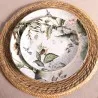 Porcelánový jídelní talíř TROPICAL BIRDS Ø 26 × 2 cm - fotografie 3