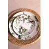 Porcelánový jídelní talíř TROPICAL BIRDS Ø 26 × 2 cm - fotografie 4