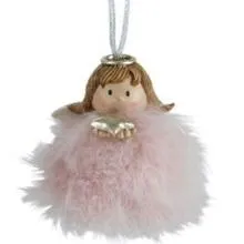 Andělka se zlatou hvězdou 9x8x10 cm