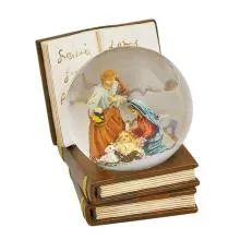 Dekorativní sněžítko NATIVITY SCENE 6x6x4 cm