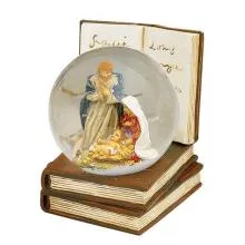 Sněžítko NATIVITY SCENE BOOKS 6x6x4 cm