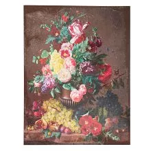 Obraz na plátně FLOWERS AND FRUIT 60*3*80 cm
