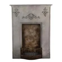 Dřevěná krbová římsa 86x17x120 cm