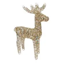 Christmas Decoration with LED Lighting Deer 43x14x61 cm / 3x 50924