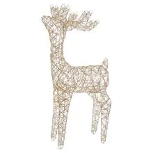 Christmas Decoration with LED Lighting Deer 53x18x85 cm / 3x 50925