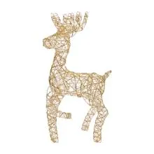 Christmas Decoration with LED Lighting Deer 38x15x76 cm / 3x 50926